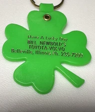 Belleville Illinois Bill Newbold Toyota Dealership Auto Car Dealer Keychain