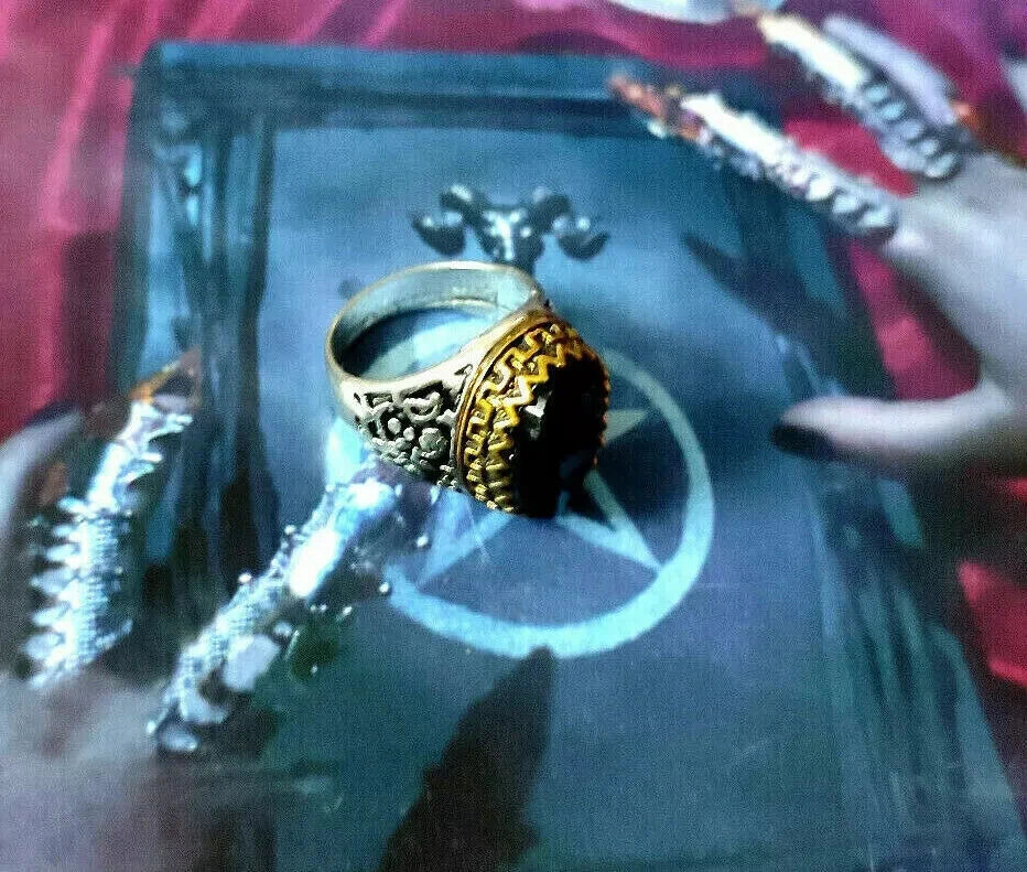 Negative Energy Destroyer Ring – Rare Talisman for Protection & Good Luck