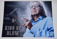 Boston George Jung Signed Autograph 11x14 Photo Blow Movie Smuggler Beckett COA