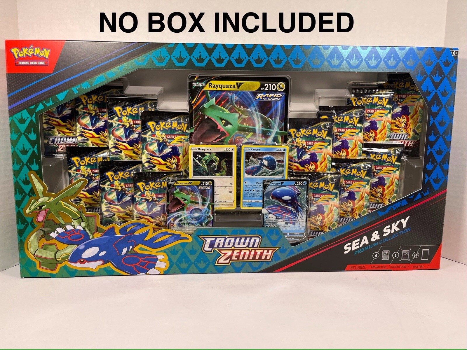 Pokemon TCG Crown Zenith Sea and Sky Premium Collection - BOX NOT INCLUDED