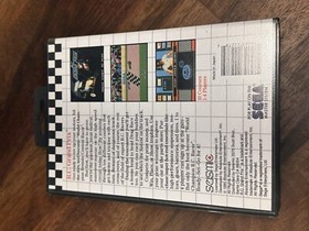 R.C. Grand Prix (Sega Master System, 1992) CIB, hangtag, white label, rare