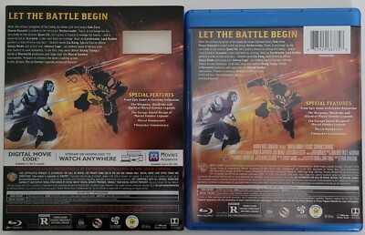 MORTAL KOMBAT LEGENDS: SCORPION'S REVENGE BLU RAY DVD 2 DISC SET +