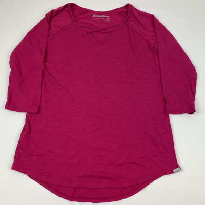 eddie bauer 3 4 sleeve t shirt