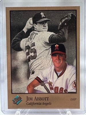 1992 Studio Jim Abbott New California Angels #141