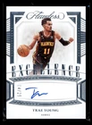 2022-23 Panini Flawless ES-TRY Trae Young Excellence Auto 4/25 Hawks