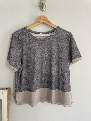 Lululemon Sole Training Short Sleeve UV Protection Size 6 Or 8*