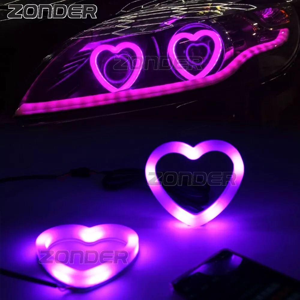 Heart lights for car online