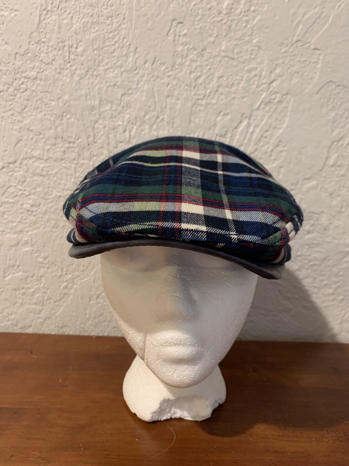 New Era EK Collection Scottish Plaid Golf Newsboy Flat Style Hat Cap OSFM