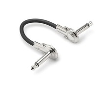 Hosa IRG-101 Guitar Patch Cable, Low-profile Right-angle to Same, 1ft