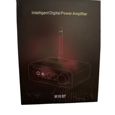 M19BT Intelligent Mini Bluetooth Digital Power Amplifier, Remote Control 297g
