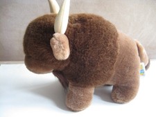 Dakin Buffalo Bison Plush Toy Stuffed Animal 14" Vintage 1984 Western Brown