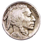 Set of 4:  1928  Buffalo Nickels .....  Nice Coins.....   1-1-20