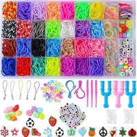 Jcogel 2500+ GummibäNder?Loom BäNder Set FüR Kinder, Diy GummibäNder Set FüR Arm