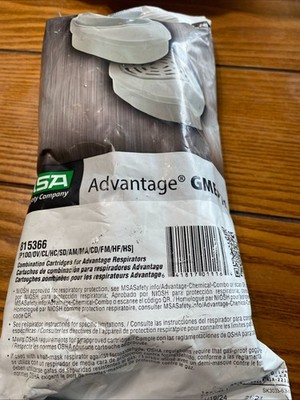 Face Respirator MSA 815696 Advantage 200LS Half w/ Split Neck Strap Large