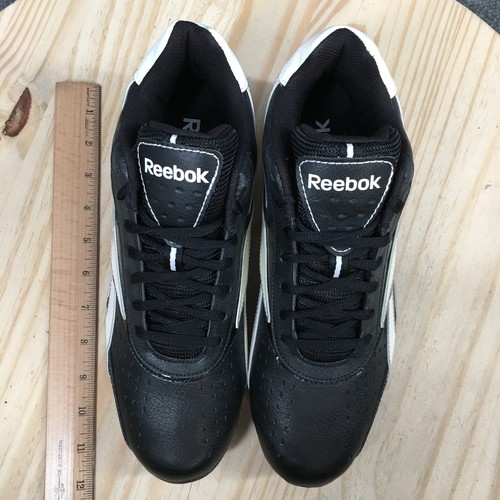 Reebok Shoes Mens 9 Vero IV Low MSL Baseball Sneakers Black White Sports NEW - Picture 7 of 17