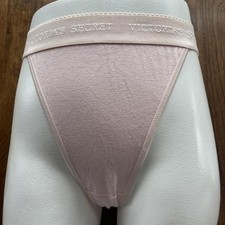 Vintage Victoria's Secret 100 Cotton Hi-Cut Rio Panty Medium Pink 04/98 NWT