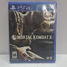  Mortal Kombat X PS4 (2015) M Multiplayer Case & Disc