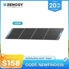 Renogy 200W Waterproof Foldable Portable Sola...