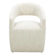 Moe's Home Collection Barrow Dining chair Fabric White