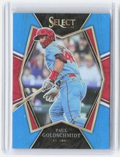 2022 Panini Select #171 Paul Goldschmidt Carolina Blue #/35