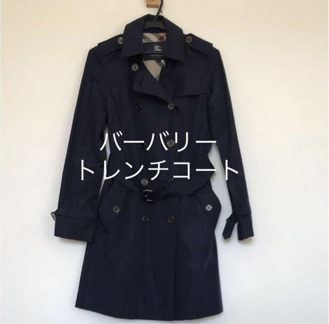 Burberry Chelsea Nova Check Trench Coat Raincoat Pocketable Size M Japan Import-image