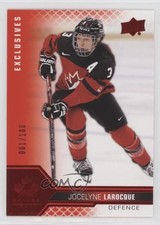 2022 Team Canada Juniors Women's WC UD Exclusives 1/100 Jocelyne Larocque 16oq