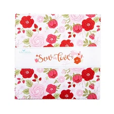 Riley Blake Designs 10-16900-42 Sew in Love precut 10 Inch Stacker by Dani Mogst