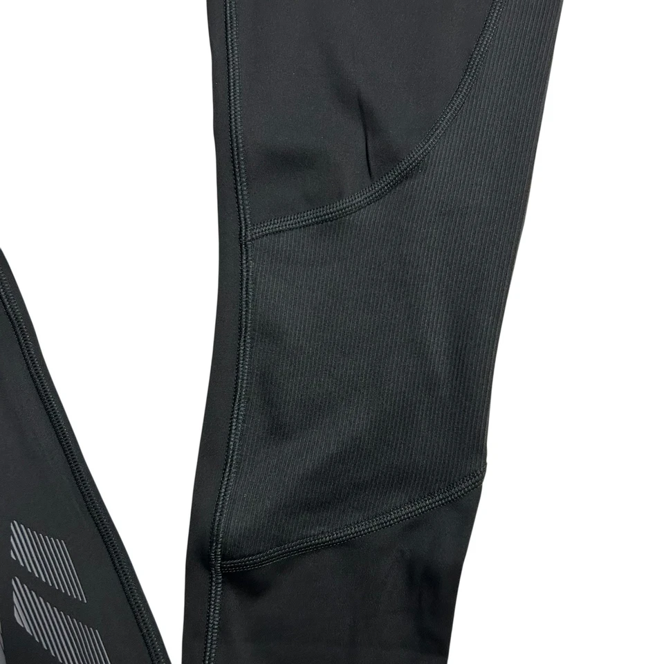 Reebok Run Vector Tight XS Black Speedwick Compression Pants Logo NWT Athletic - Image 3 of 4