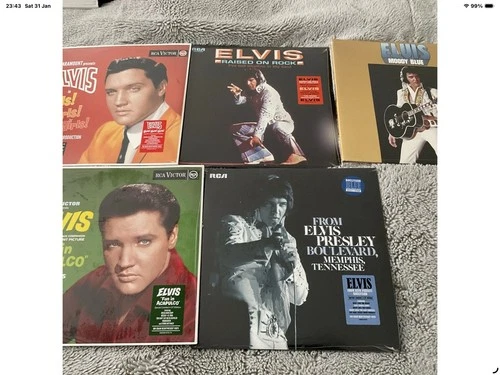 Elvis Presley FTD Vinyl x 5 Brand New and Sealed Limited Edition