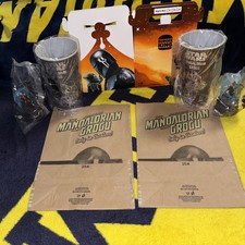 Burger King Star Wars The Mandalorian And Grogu Mandalorian Set Toys,cups Bags