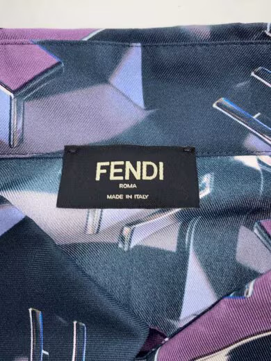 FENDI/CamMC Silk FF Block Shirt/Size 40/Silk/All-Over Print/FS0795 APQ9 thumbnail 3