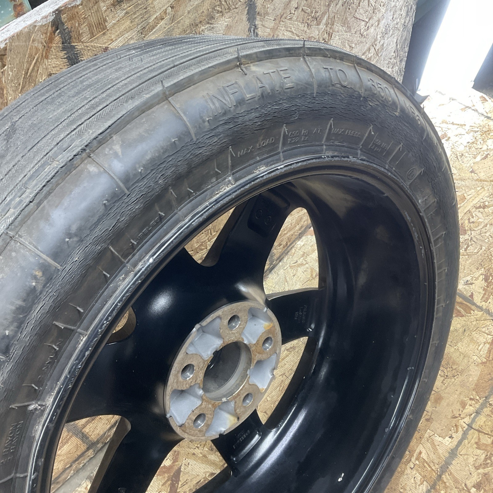 14-20 MASERATI GHIBLI M157 SQ4 EMERGENCY SPARE TIRE R18 18" WHEEL 18x6J 175/55
