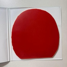 Nittaku Kyohyo 3 Table Tennis Rubber (Red) with Butterfly Dignics 09c (Black)