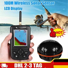 100M Clever Funk Fischfinder Sonar Detektor mit Dot Matrix Echolot Fishfinder DE