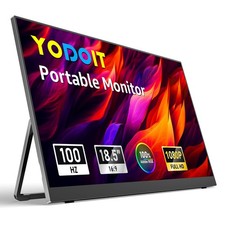 Portable Monitor for Laptop 100Hz 18.5" FHD 1080P Screen IPS Display with USB...