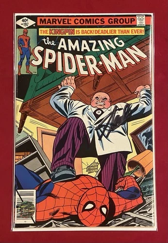 Amazing Spider-Man 197 Signed By Stan Lee! With COA Marvel Kingpin V/VF Hot!!