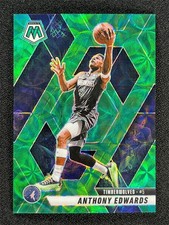 15/15 ≈1/1 ! 2024-25 Panini Mosaic Anthony Edwards Green Scope Prizm #36
