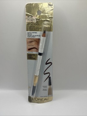 L'Oreal Paris Age Perfect Brow Magnifying Pencil, Deep Brown 204