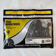 Woodland Scenics TR1124 70 Pines Tree Armatures 2.5-4 in Diorama Model