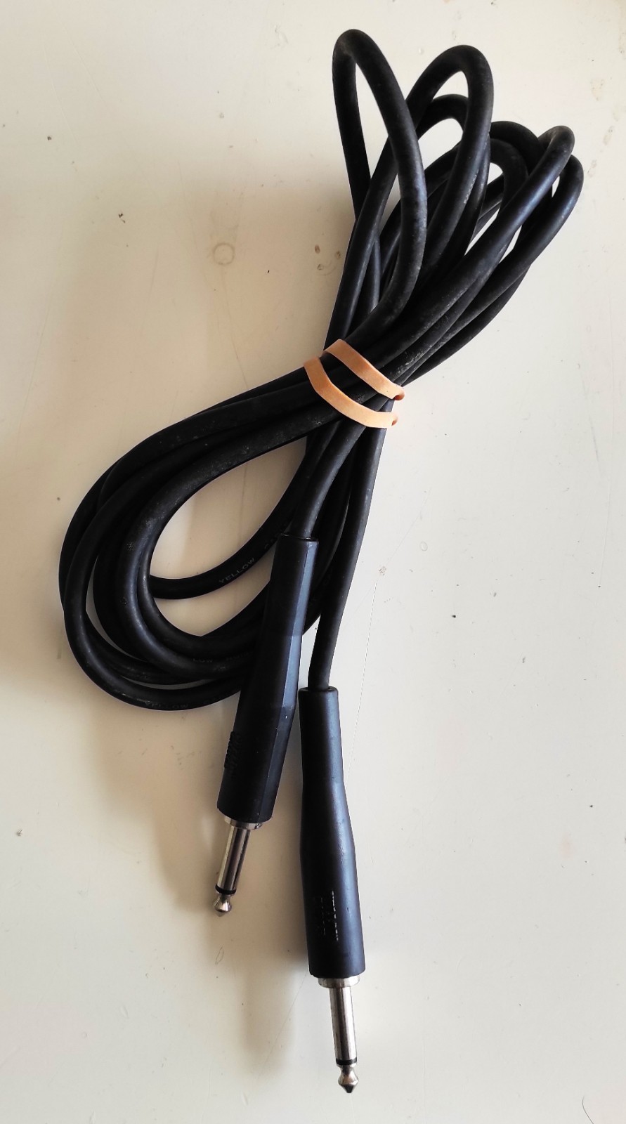 Cable jack pour guitare electrique ampli etc long de 3 mètres de 6 3 mm
