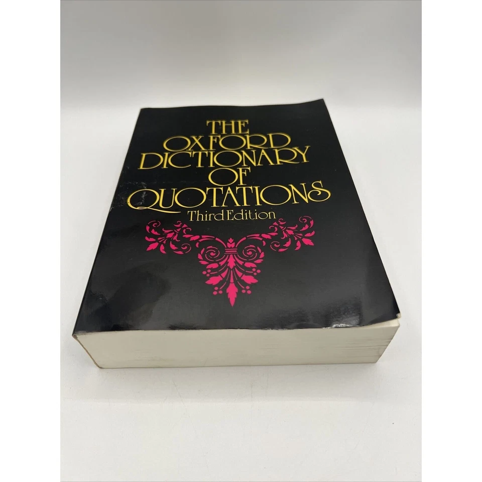 Оксфордский словарь цитат третье издание 1980 г. в твердом переплете - Изображение 2 из 4