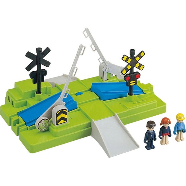 Takara Tomy Plarail J-27 Plakids Railroad Crossing Set-image