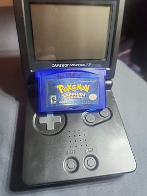 Vintage Nintendo  Game Boy Advance Sp With Rare Pokemon Sapphire Version