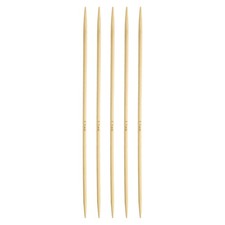 5Pcs Bamboo Knitting Needles Double Pointed US 4 3.5mm 7.9 Inch 20cm Yellow