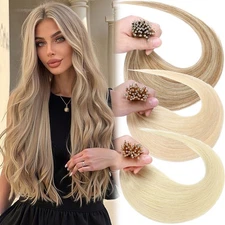 THICK Nano Ring Human Hair Extensions Nano Bead Micro Loop Link 200g Cold Fusion