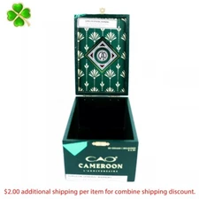 CAO Cameroon Belicoso L'Anniversaire Empty Wood Cigar Box 6.5" x 4.5" x 3.5"