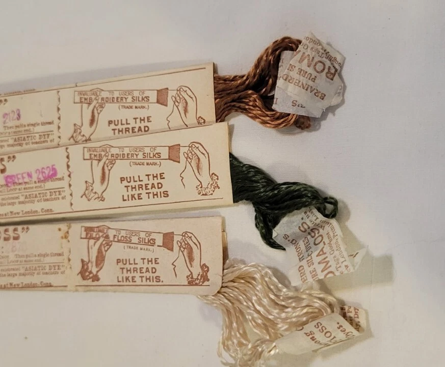 31 Roman Floss Brainerd And Armstrong Co Antique Vintage Silk Full/Partial B27 - Image 4 of 4