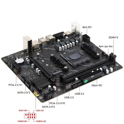 Kllisre A320 kit AMD Ryzen R5 2600 cpu DDR4 16GB 3200MHz memory motherboard - Picture 5 of 7