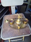 vintage brass big set desk ink — photo 5