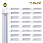 6-100 PACK G13 4FT T8 LED Tube Light LED Bulbs 24W 6000K CLEAR LENS